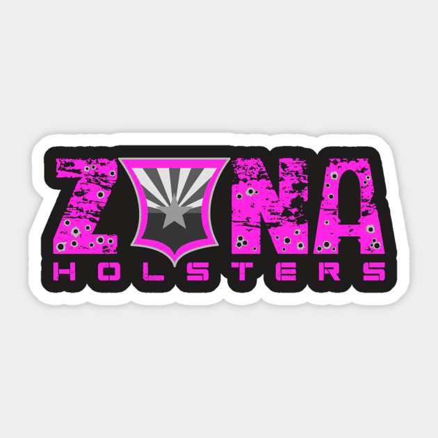 Pink Zona Sticker by zonaholsters